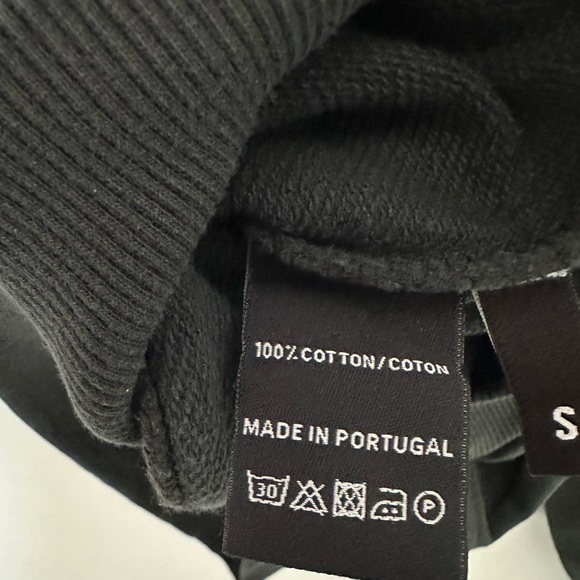 RUE PORTER- NWT- MENS HEAVY WEIGHT HOODIE BLACK VINTAGE VARIOUS SIZES - Picture 3 of 7